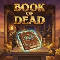 Book of Dead game image for SpinDog Casino players in the United Kingdom