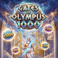 Gates of Olympus 1000 game image for SpinDog Casino players in the United Kingdom